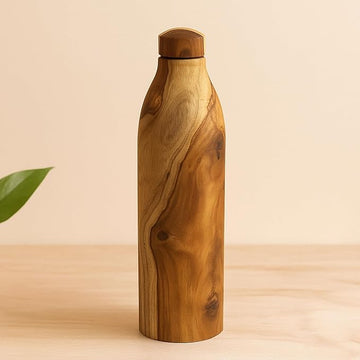 Wood estate Wooden Copper Water Bottle - Distacart