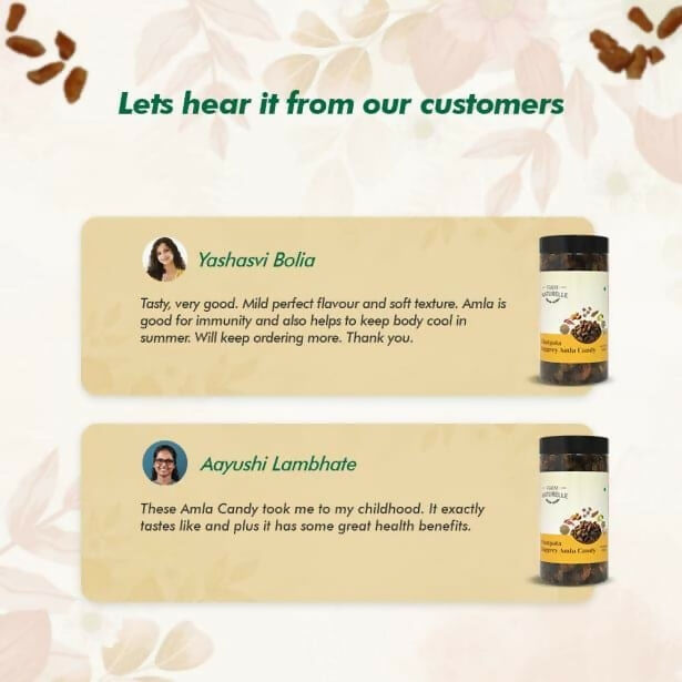 Farm Naturelle Chatpata Jaggery Amla Candy - Tangy