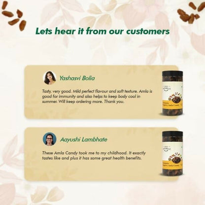 Farm Naturelle Chatpata Jaggery Amla Candy - Tangy - Distacart
