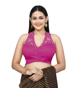 Thumbnail for Joban Fashion Women's Pink Embroidered Stitched Blouse