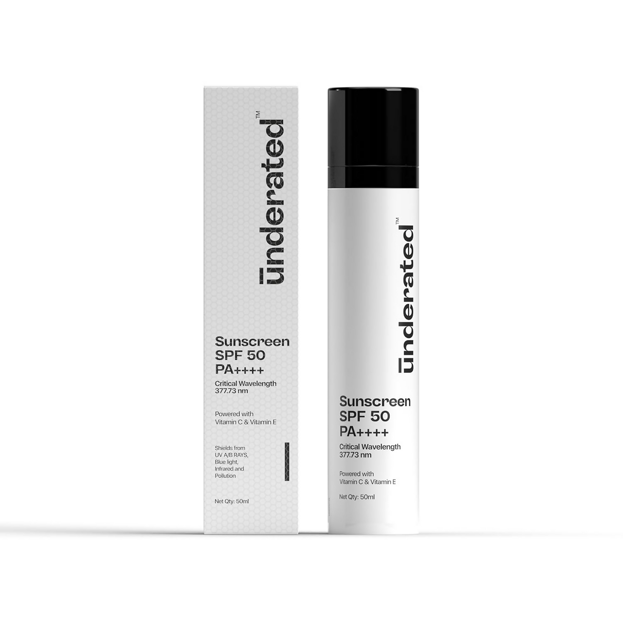 Underated Sunscreen SPF 50 PA++++ - Distacart
