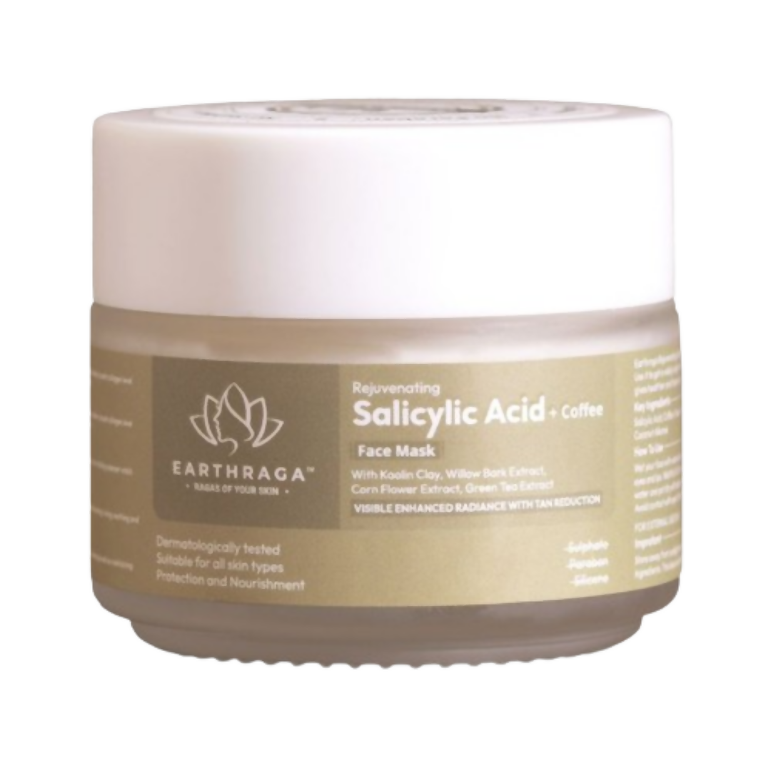 Earthraga Salicylic Acid + Coffee Face Mask - Distacart