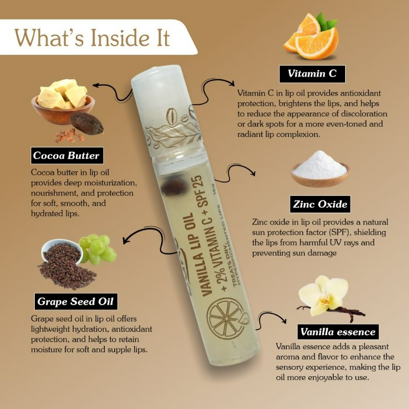 Bake 2% Vitamin C Vanilla Lip Oil Spf 25 Pa+++ - Distacart