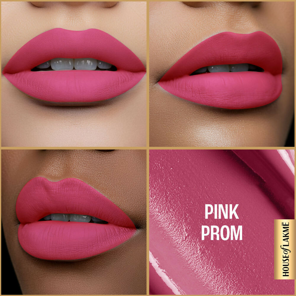 Lakme Ultimate Glam Matte Liquid Lipstick - Pink Prom