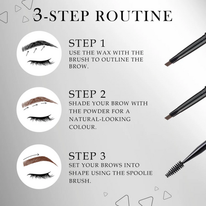 Faces Canada HD Shape Up Brow Kit - Brown - Distacart