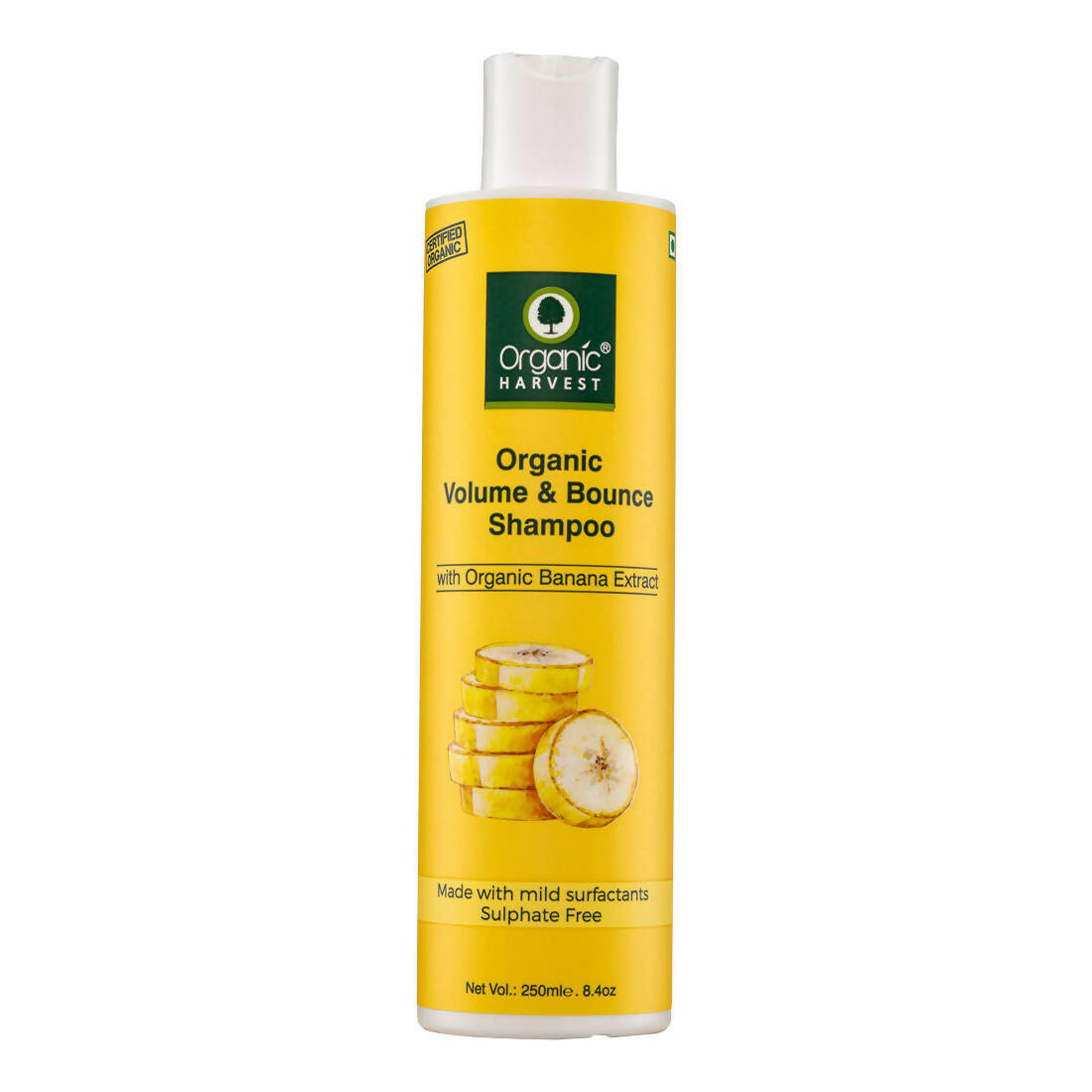 Organic Harvest Organic Volume & Bounce Shampoo With Organic Banana Extract - Distacart