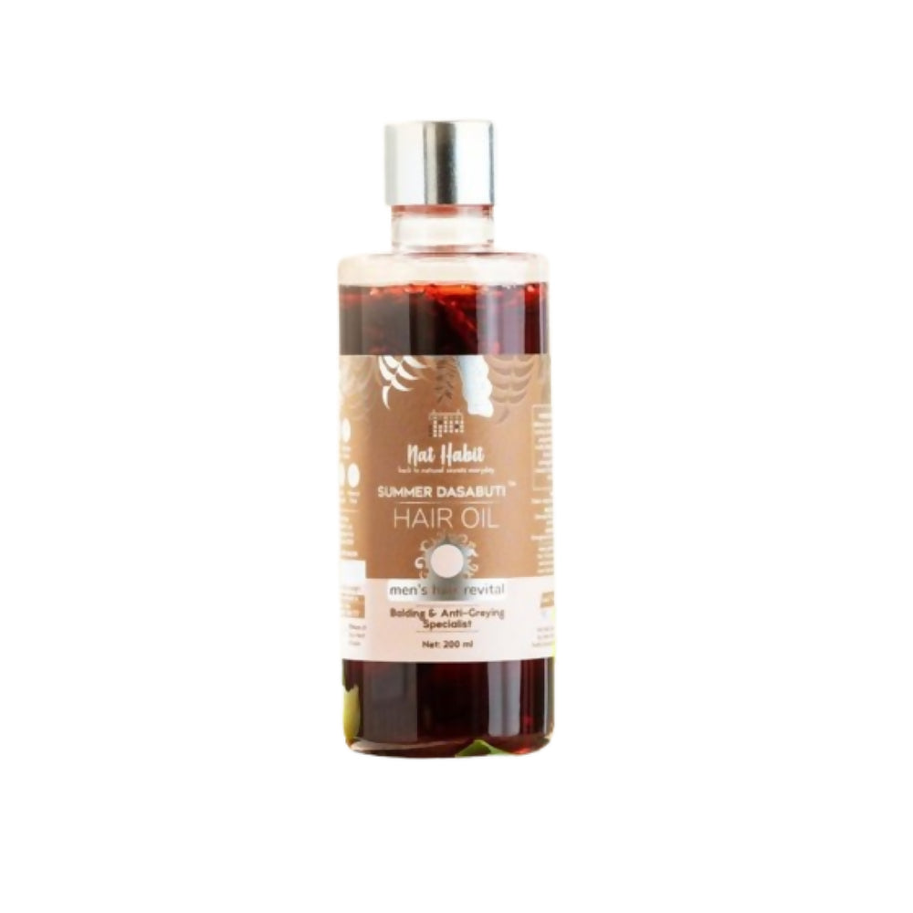 Nat Habit Men's Revital Summer Hair Oil - Distacart