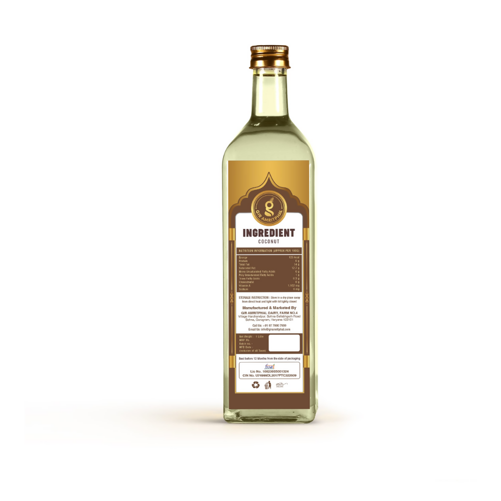 Giramritphal Kachi Ghani Cold Pressed Coconut Oil - Distacart