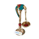 Thumbnail for CraftVatika Brass Parrot Bird Diya Oil Lamp Stand Showpiece