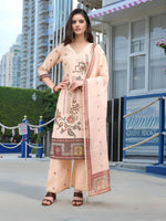 Thumbnail for Joban Fashion Off White Position Digital Print With Position Foil Kurta Set