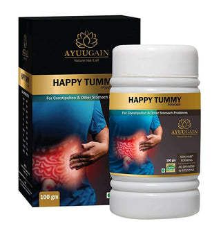 Ayuugain Happy Tummy Powder for Constipation Relief - Distacart