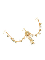 Thumbnail for Ruby Raang Gold Flower Kundan Hair Jewelry