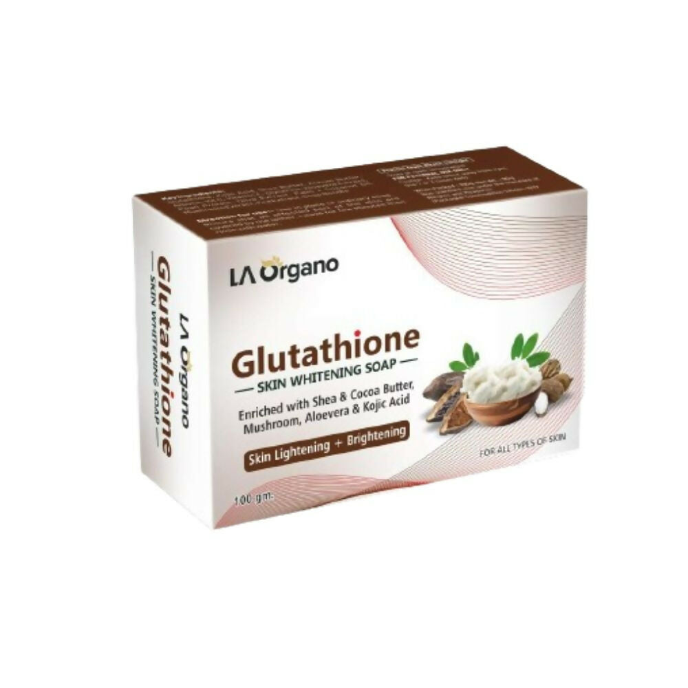 LA Organo Glutathione Shea & Cocoa Butter Soap - Distacart