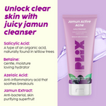 Thumbnail for PLIX The Plant Fix Jamun Active Acne Regime With Cleanser, Body Wash & Moisturizer - Distacart
