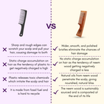 Thumbnail for Little Extra Wooden Neem Comb For Hair Growth - Distacart