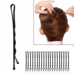 Thumbnail for Bronson Professional Bobby Hair Pins Big Thick Black Ball Tip Metal - Dista