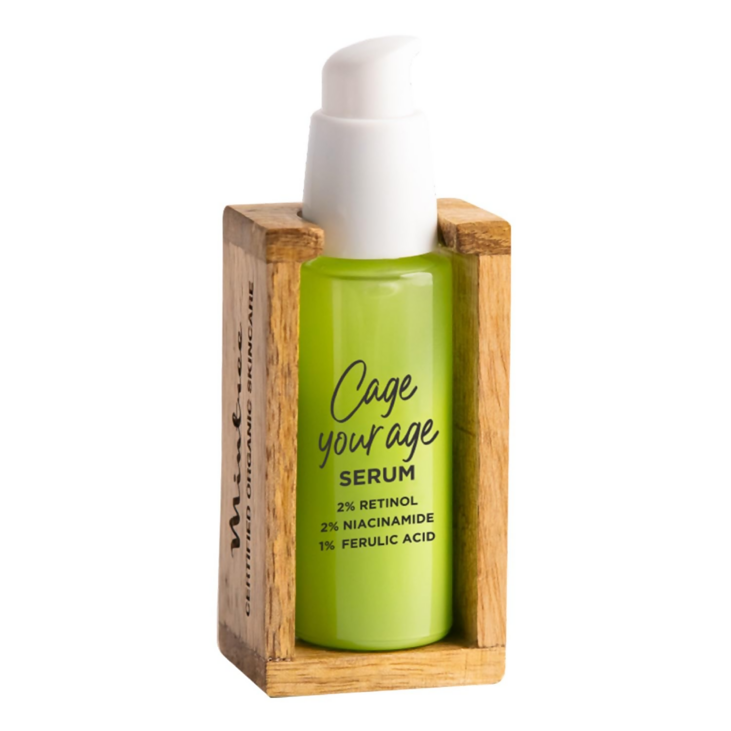 Mintree Certified Organic & Vegan Cage Your Age Serum - Distacart