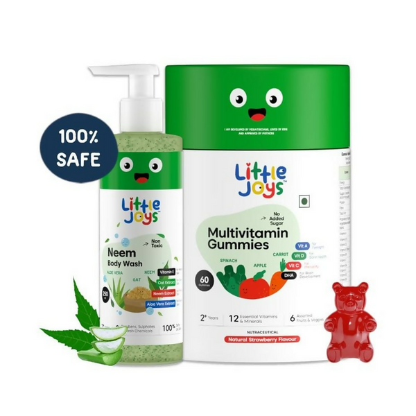 Little Joys Neem Bodywash & Multivitamin Gummies