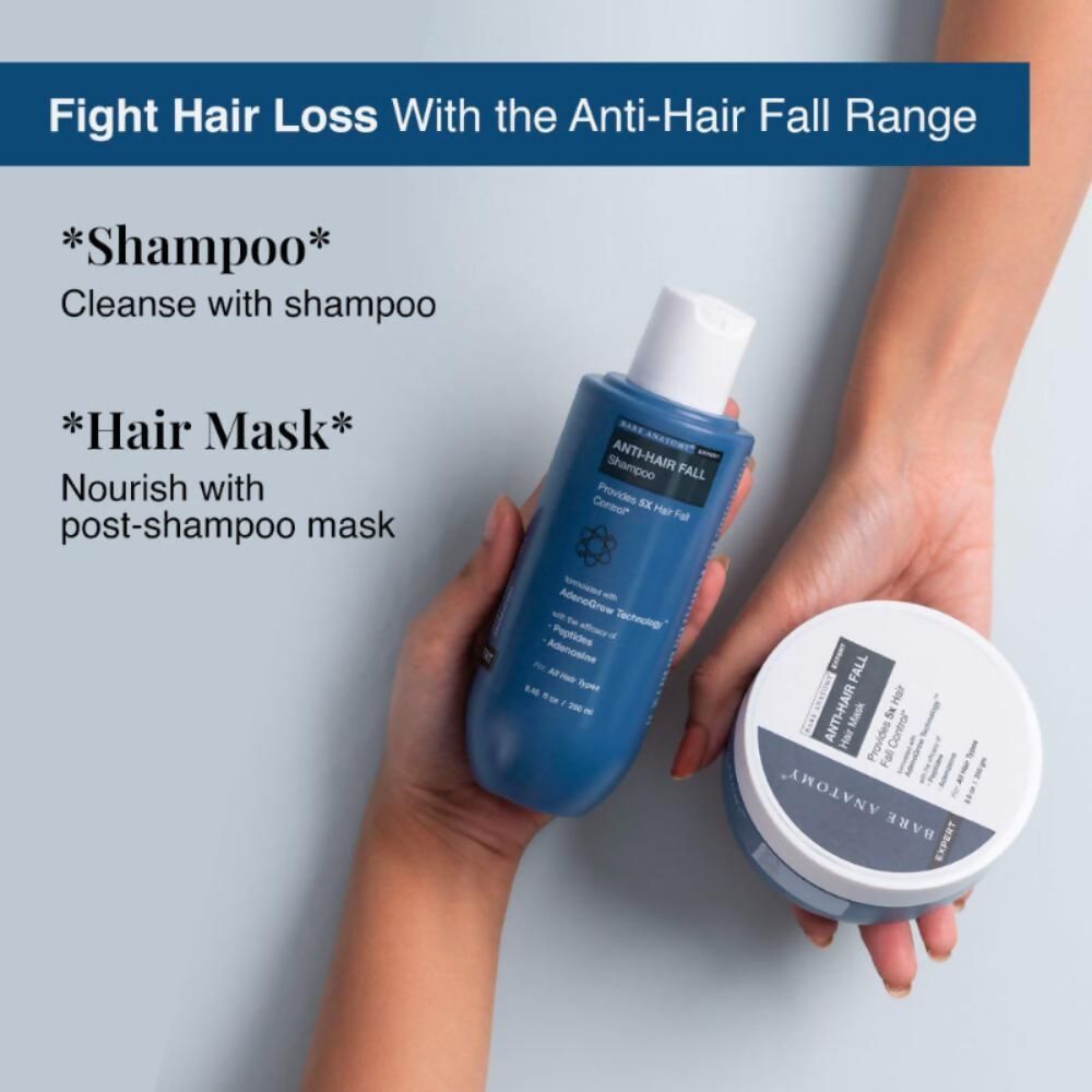 Bare Anatomy Expert Anti Hairfall Shampoo & Mask Combo - Distacart