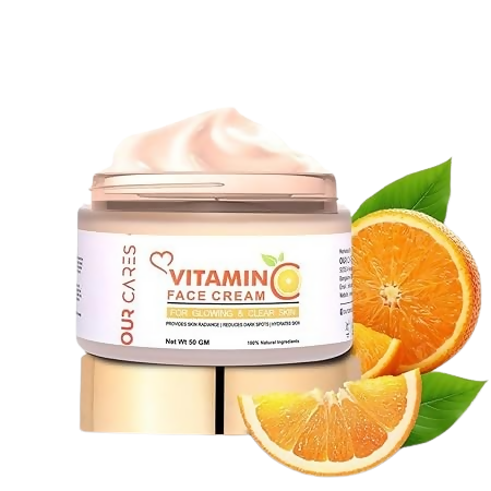Our Cares Vitamin C Face Cream for Glowing & Clear Skin - Distacart