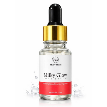 Milky Moon Glow Face Serum, Korean Glass Skin Glowing Effect, Brightens Skin, Deep Hydration - Dista