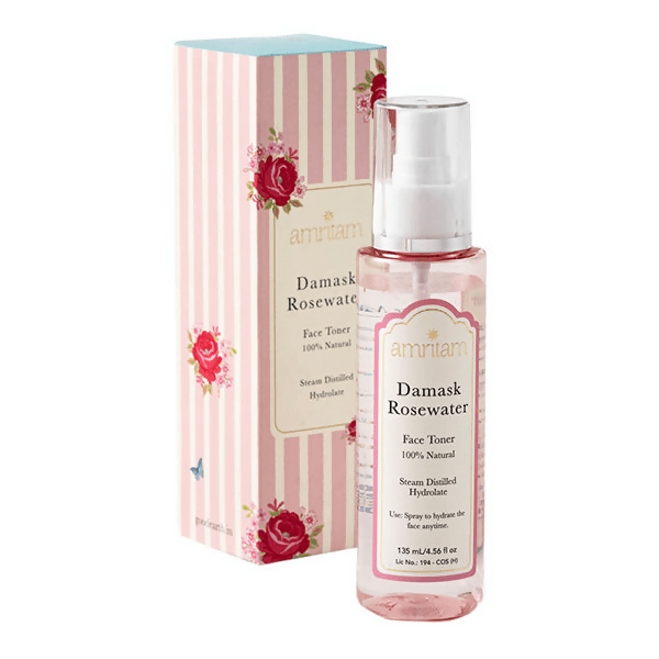 Amritam by Good Earth Damask Rosewater Face Toner - Distacart