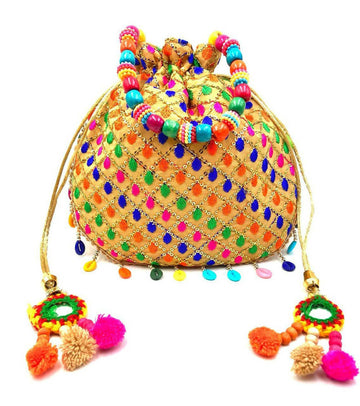 Joban Fashion Potli Bags - Multicolor - Dista