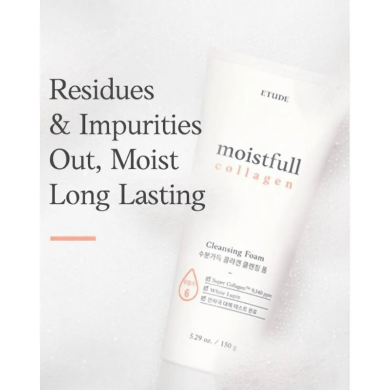 Etude House Moistfull Collagen Cleansing Foam - Distacart