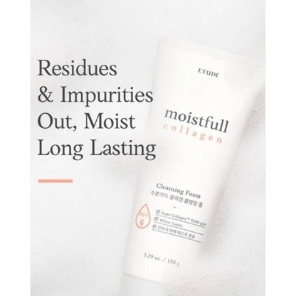 Etude House Moistfull Collagen Cleansing Foam - Distacart