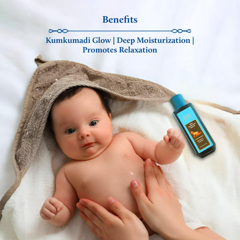 Blue Nectar Baby Oil with Pure Kumkumadi Oil - Distacart