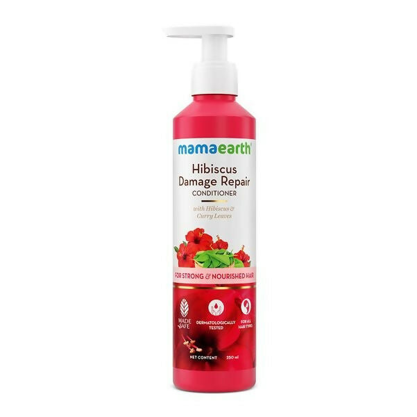 Mamaearth Hibiscus Damage Repair Conditioner With Hibiscus & Curry Leaves - Distacart