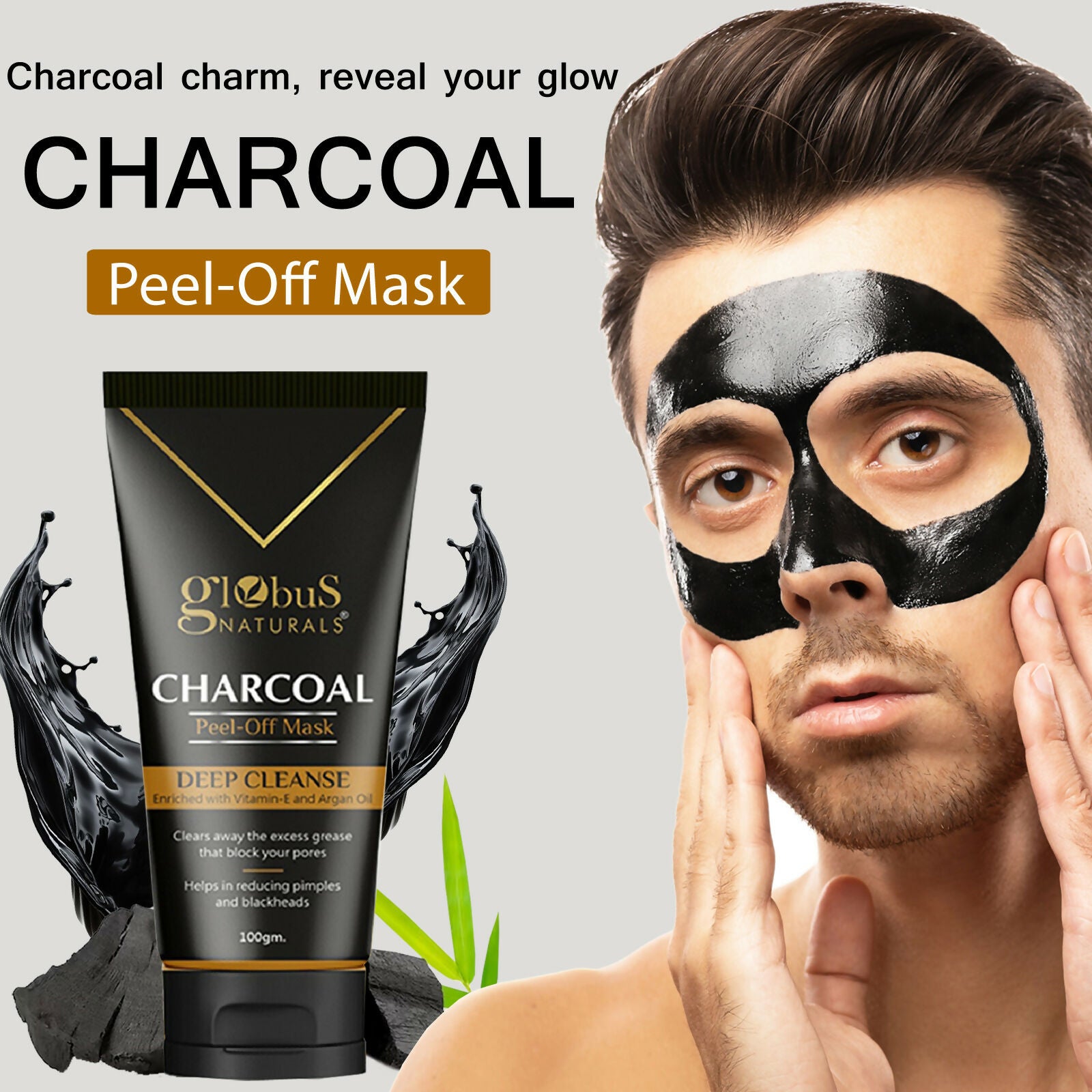 Globus Naturals Charcoal Peel Off Mask