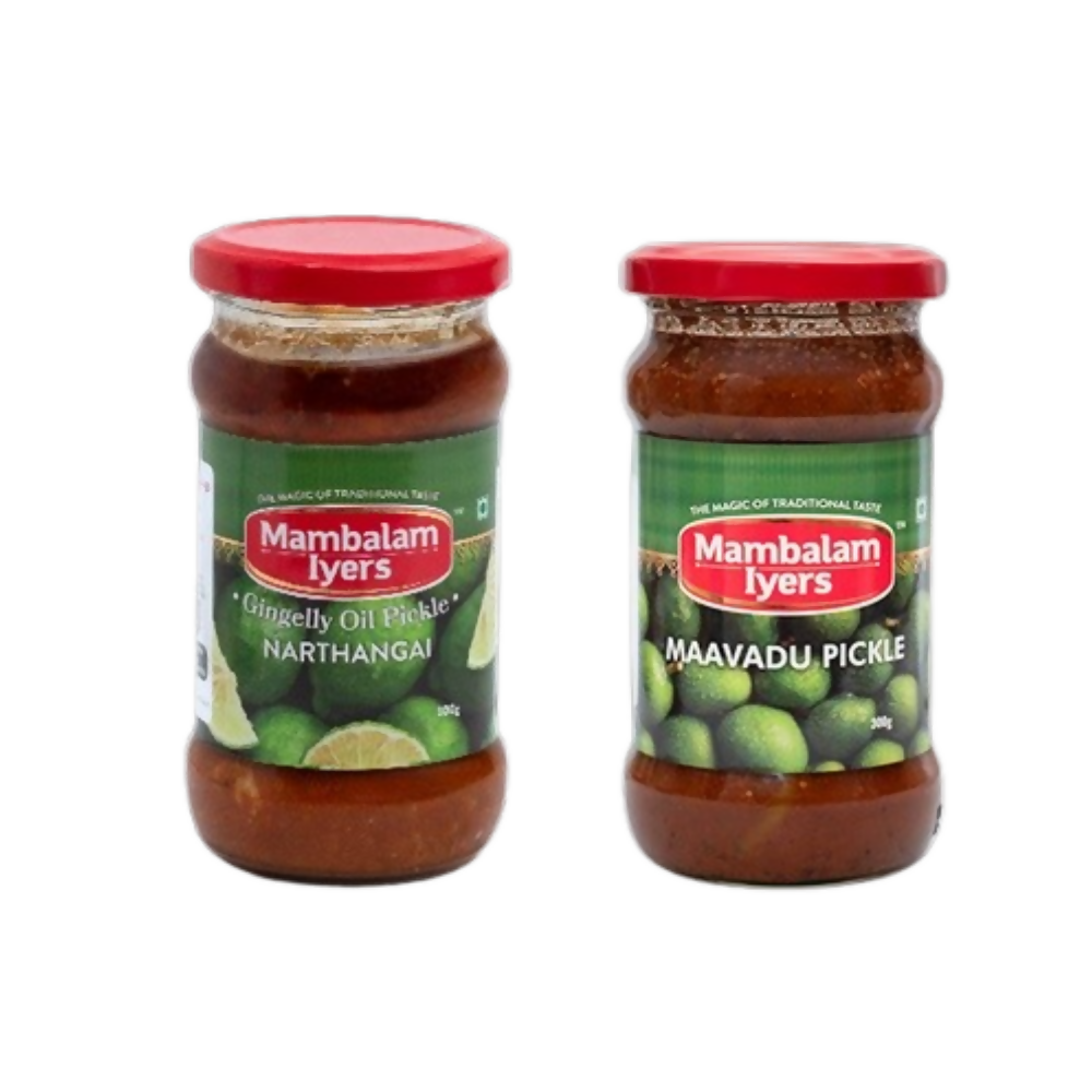 Mambalam Iyers Narthangai & Maavadu Pickle Combo - Distacart