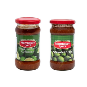 Mambalam Iyers Narthangai & Maavadu Pickle Combo - Distacart