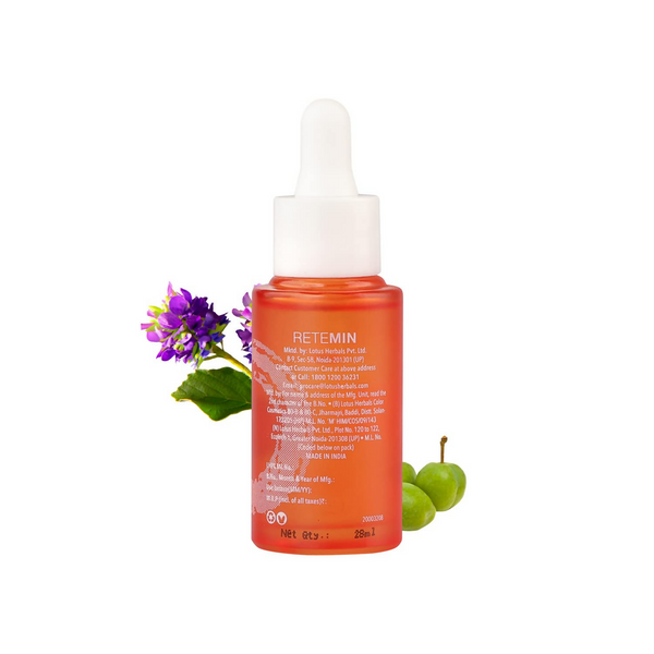 Lotus Professional Retemin Plant Retinol + Vitamin C Brightening Facial Oil - Distacart