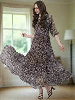 Thumbnail for Souchii Printed Maxi Dress