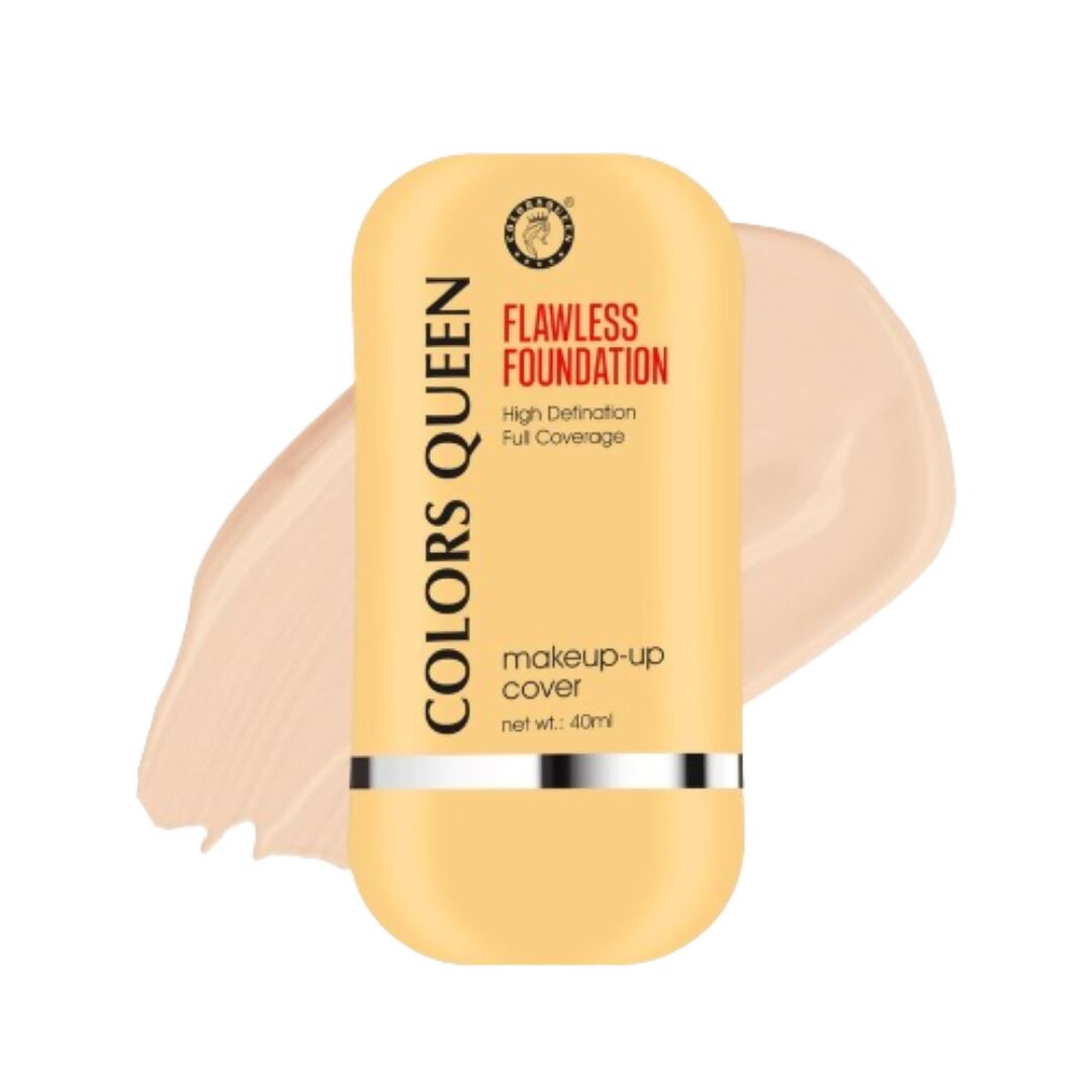 Colors Queen Flawless Foundation – 01 White Ivory - Distacart