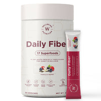 Thumbnail for Wellbeing Nutrition Daily Fiber Powder-Vanilla Berry Flavor - Distacart