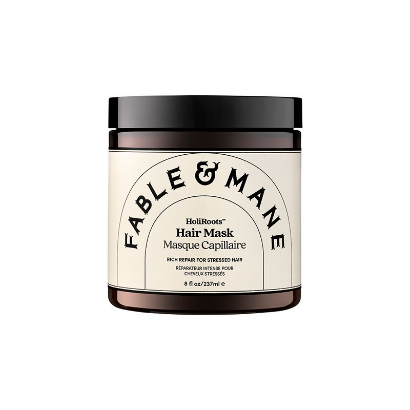 Fable & Mane HoliRoots Repairing Hair Mask For Damaged Hair With Mango Butter Banana & Coconut Cream - Distacart
