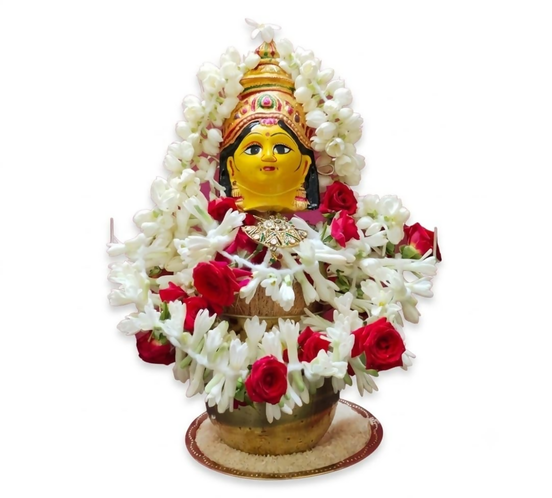 PMN Varalakshmi Pooja Kalasam Flower Stand Stick - Dista
