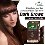 Thumbnail for VedicAyurveda Dark Brown Hair Color - Dista