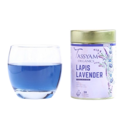 Tassyam Organics Lapis Lavender Biodegradable Tisane Teabags - Distacart