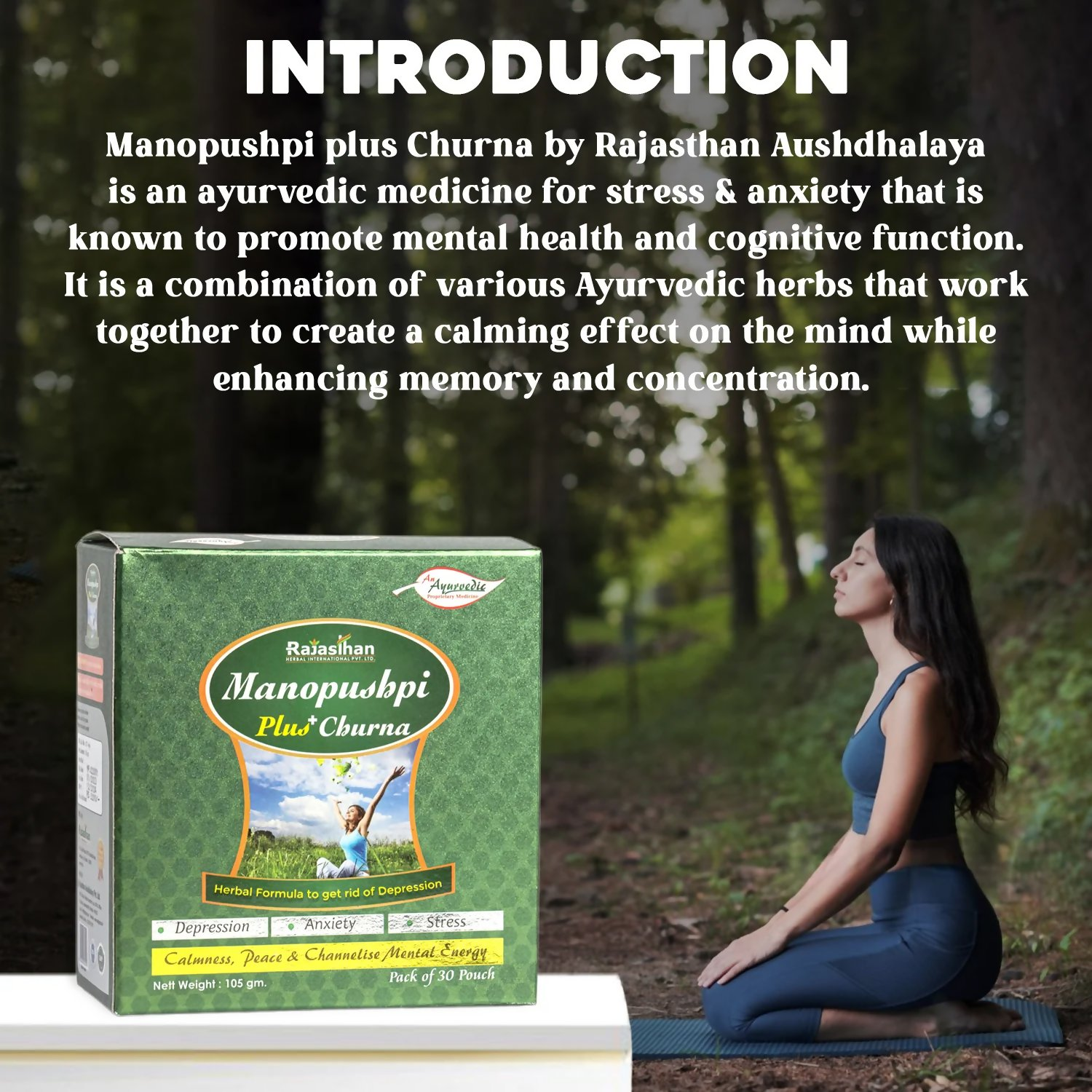 Rajasthan Herbals Manopushpi Plus Churna