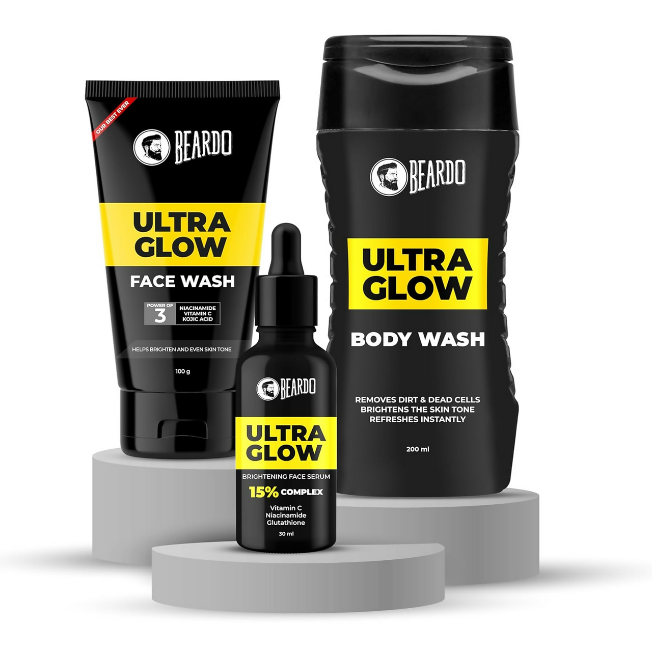Beardo Alpha Glow Up Kit For Men - Distacart