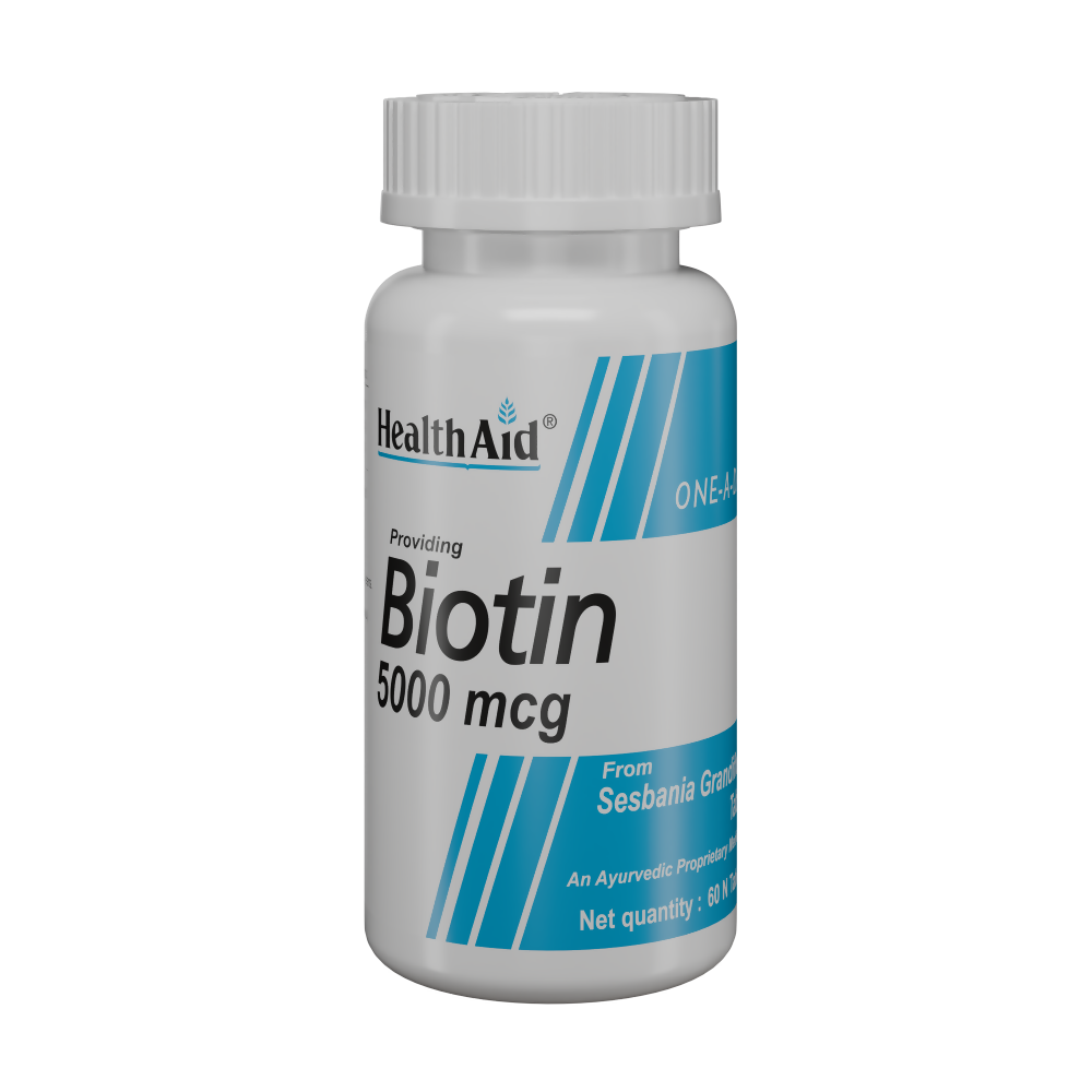 HealthAid Biotin 5000 mcg Tablets