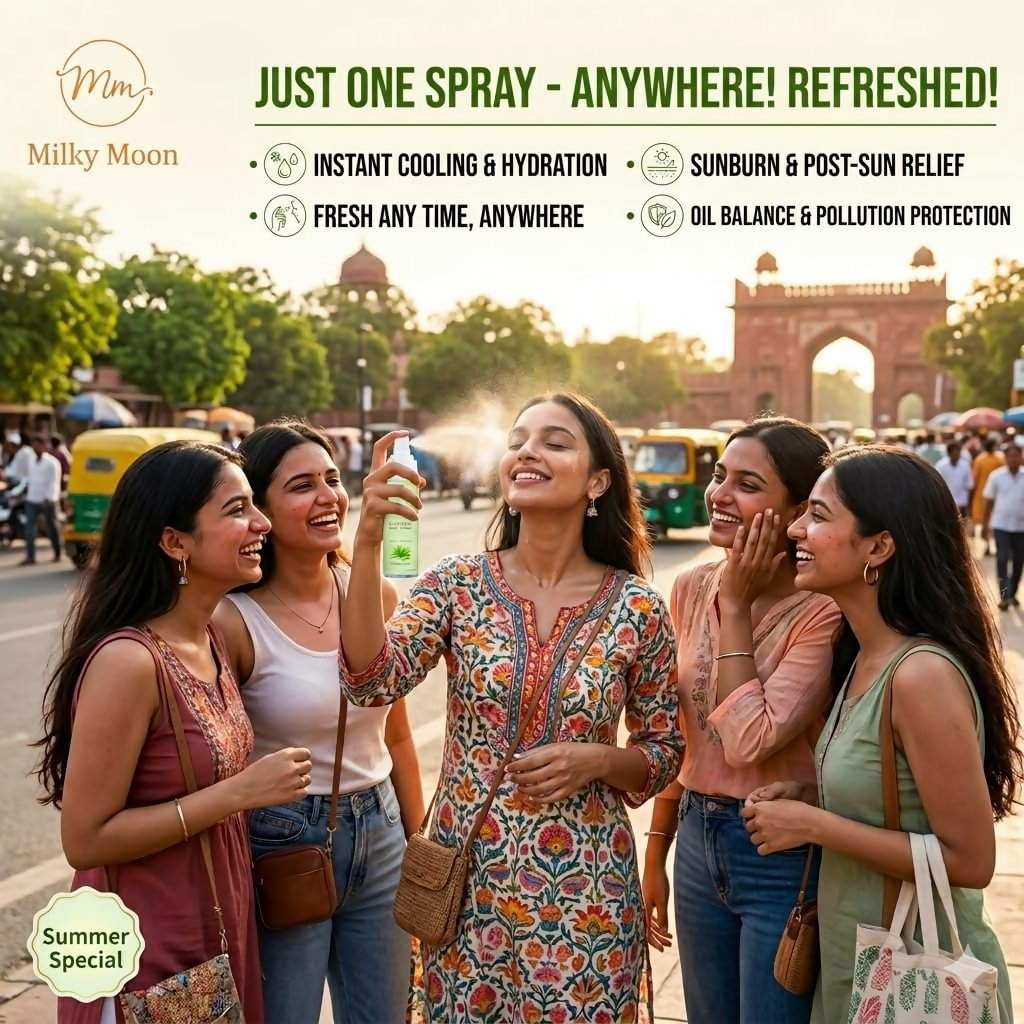 Milky Moon Aloe Vera Toner Instant Cooling & Hydrating Face Toner - Dista