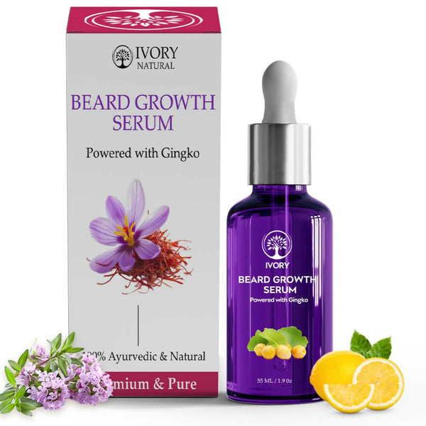 Ivory Natural Beard Growth Serum For Beard Wellness - Distacart