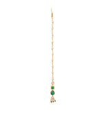 Thumbnail for Ruby Raang Green Meenakari Kundan Maang Tikka