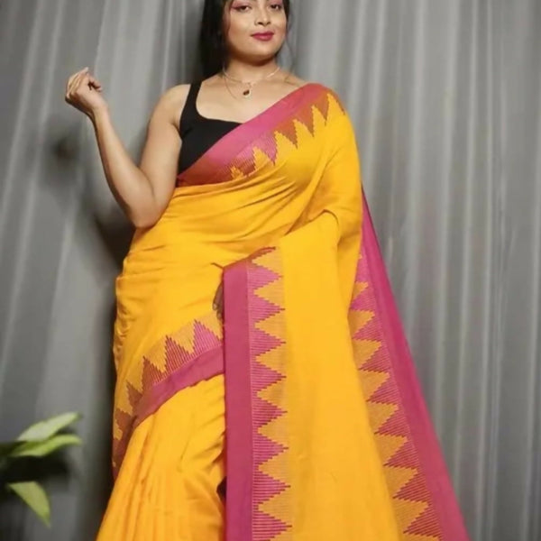 ECDCPKCHTempleSareeYellow