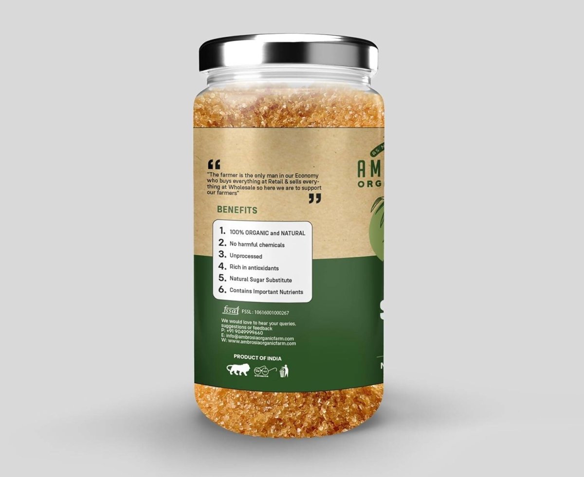 Ambrosia Organic Farm Raw Sugar - Distacart